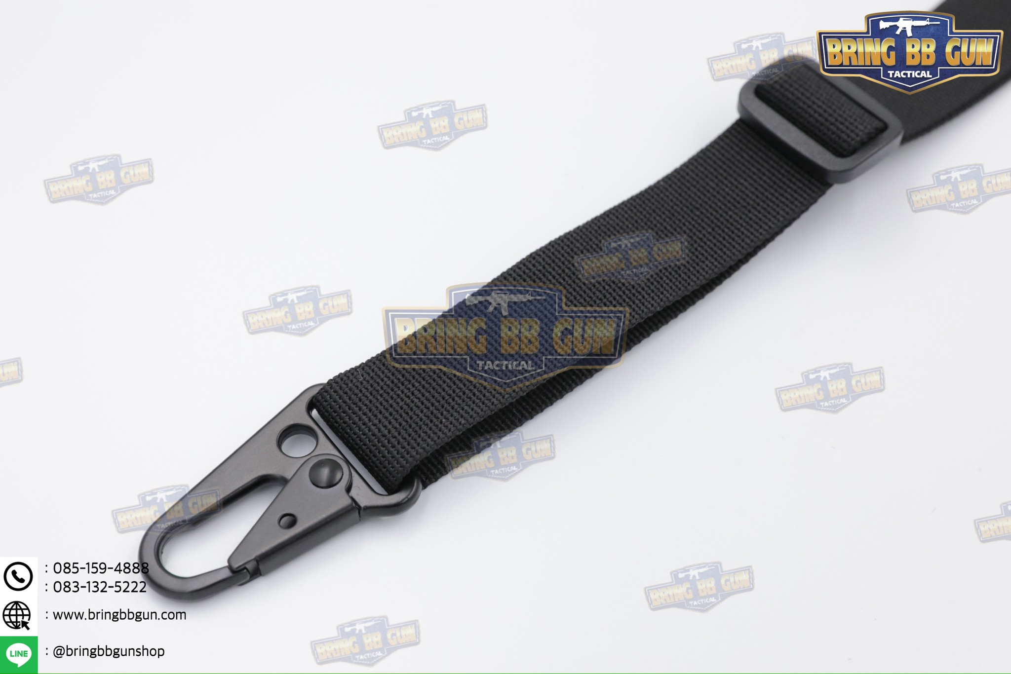 สายสะพายปืน ทรง Ferro (สายสะพายปืนยุทธวิธี 2 จุด) (Padded Sling) (The Slingster) (Adjustable dual point tactical function rope)