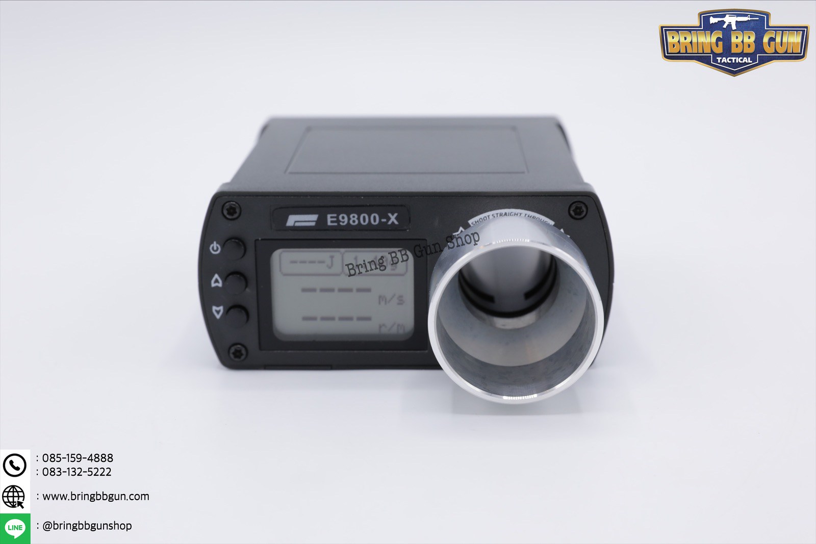 เครื่องวัดความเร็วลูกกระสุน (สำหรับปืนบีบีกัน) รุ่น E9800-X Mk2