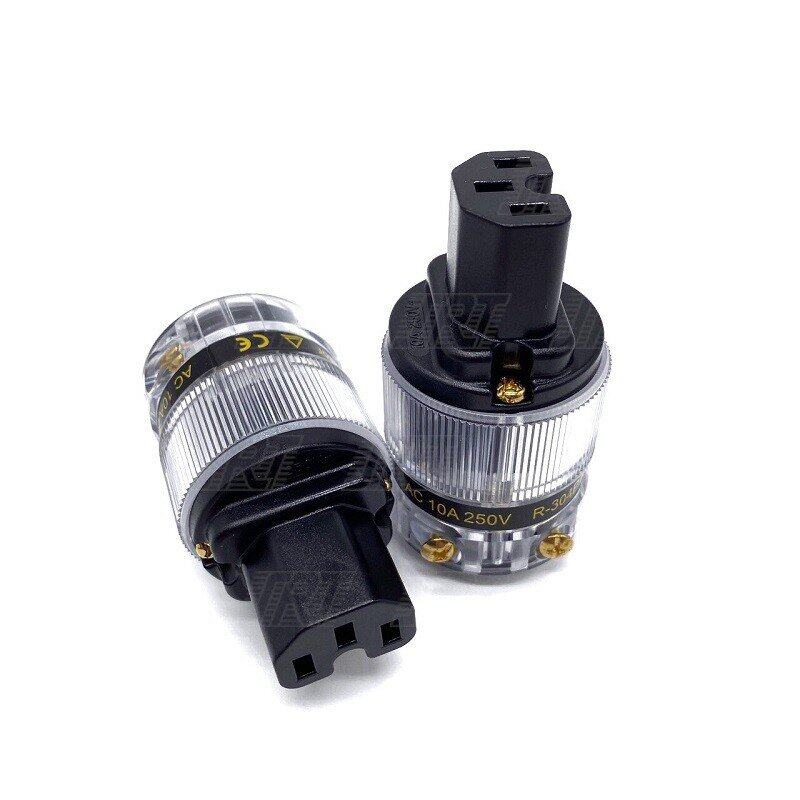 แจ๊ค AC 3P กลมชุบทอง | PAC-R-304P-05 |10A 250V AC | RICHBAY | TAIWAN