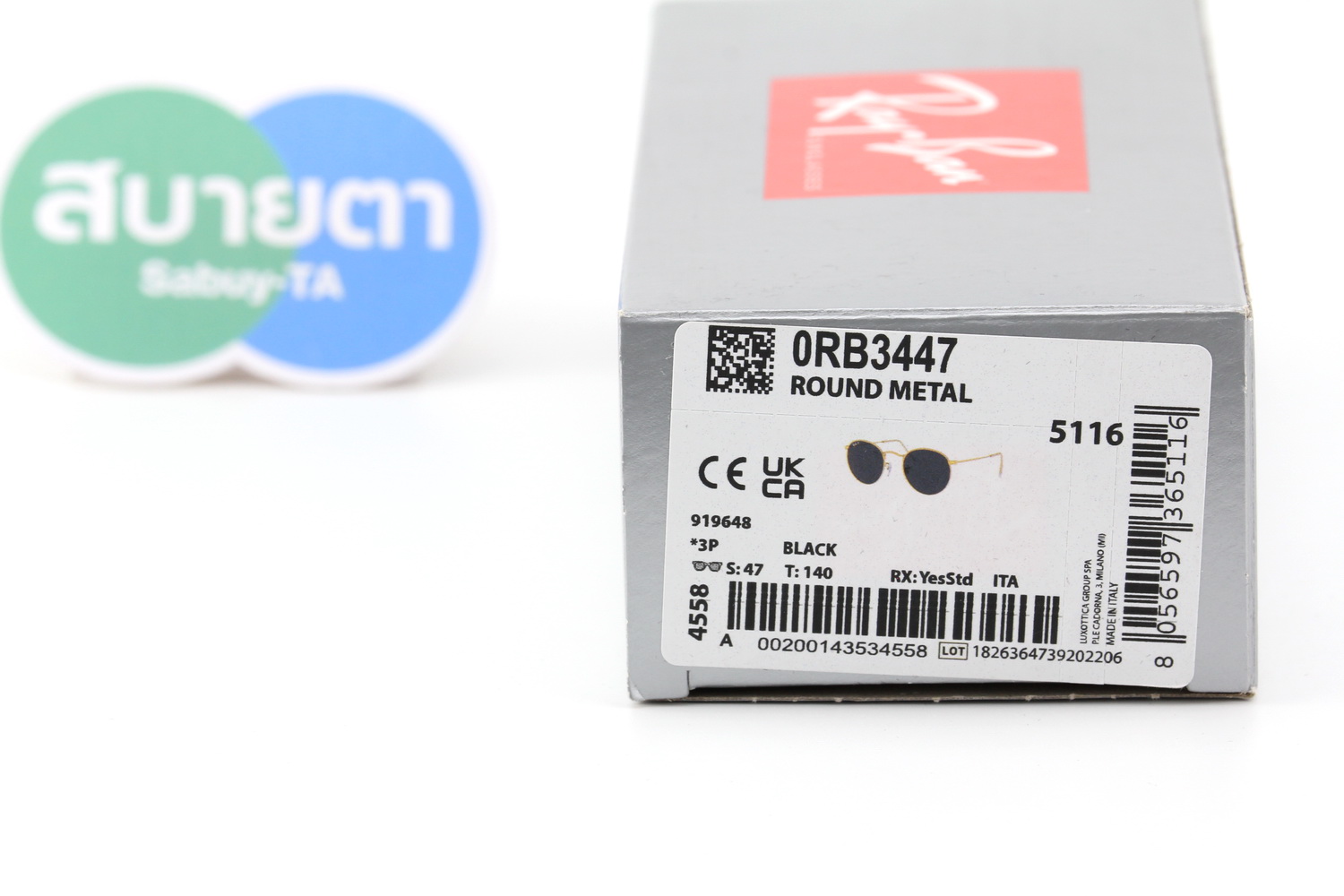 RayBan Round RB3447 919648 Polarized Lens