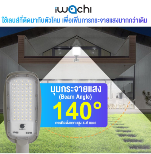 โคมไฟถนน (รุ่นบาง) STR-LIGHT-LED-IP65-100W