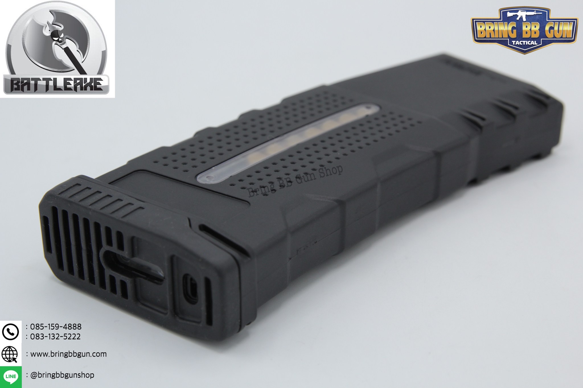 แม็กกาซีน M4 ยี่ห้อ Battle Axe แบบstand ❌ไม่ต้องปั่น❌มี4ทรงให้เลือก ทรง P-mag / ทรง EPM / ทรง 002 / ทรง IMI Lancer