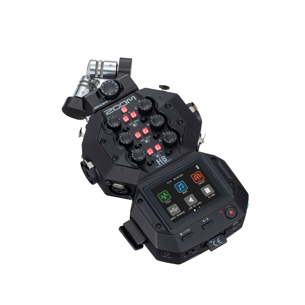 Zoom H8 8-Input / 12-Track Portable Handy Recorder
