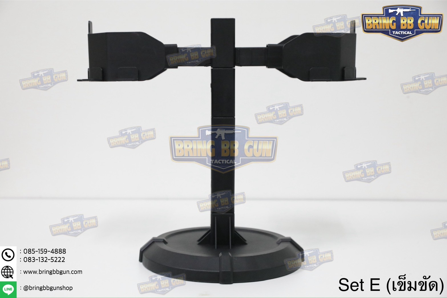 แท่นวางหมวก-เสื้อเวส-เข็มขัด (เสาแขวนหมวก-เสื้อเวส-เข็มขัด) (ที่แขวนอเนกประสงค์) (Equipment Display Stand)