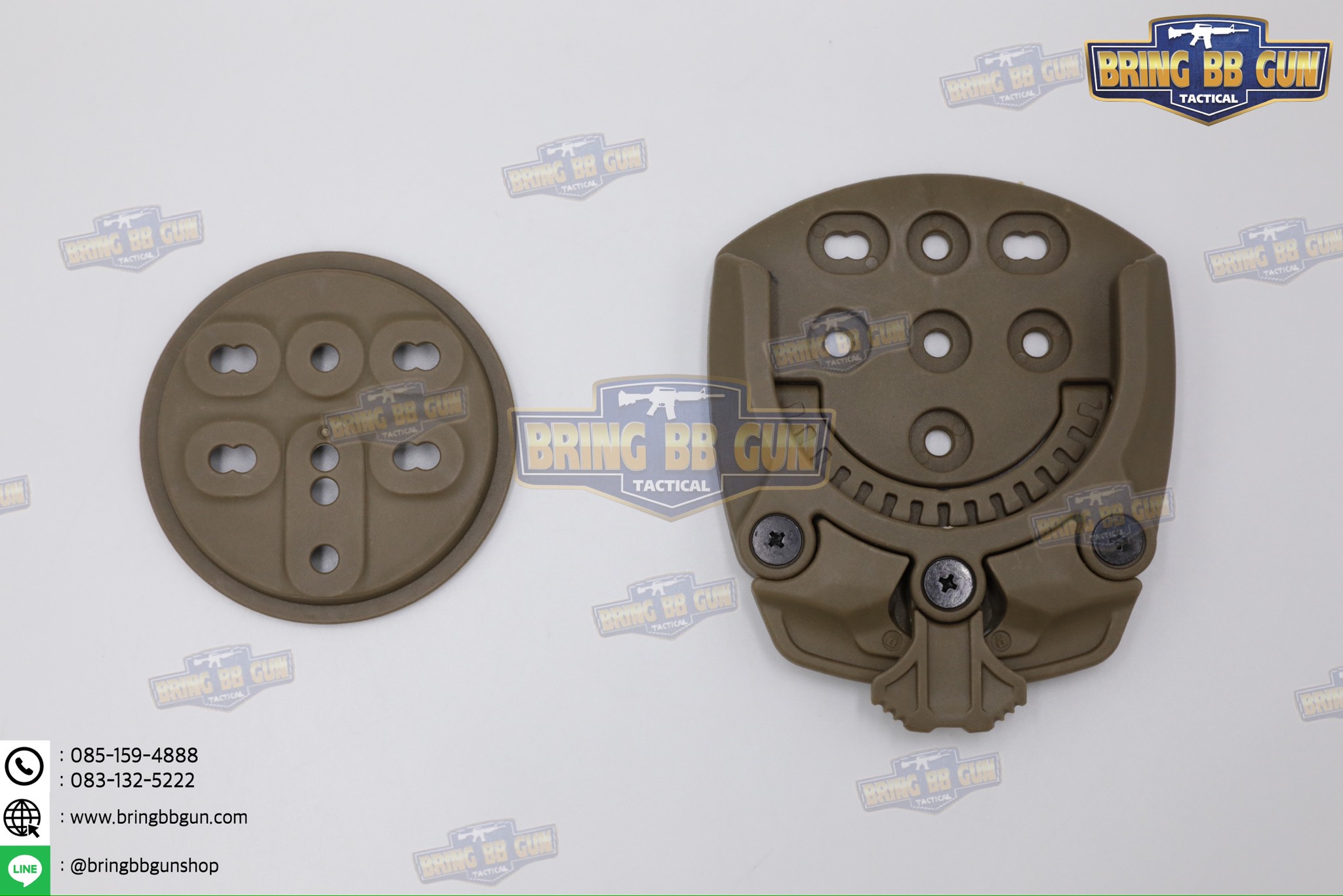 Adapter ปลดไวซองปืน BT TEK-MOUNT (360 Degree base adapter) (QUICK CONNECT MOUNTING SYSTEM) (Insert Disk and Receiver) (Blade)