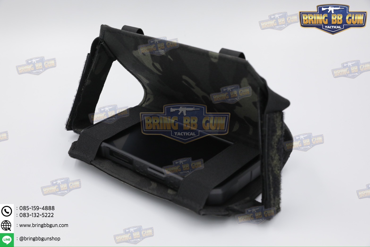 Tactical Phone Pouch เคสโทรศัพท์ติดเสื้อเวส ทรง Admin Pouch (Folded Navigation Board) (Navboard Fliplite Chest Smartphone Mount)