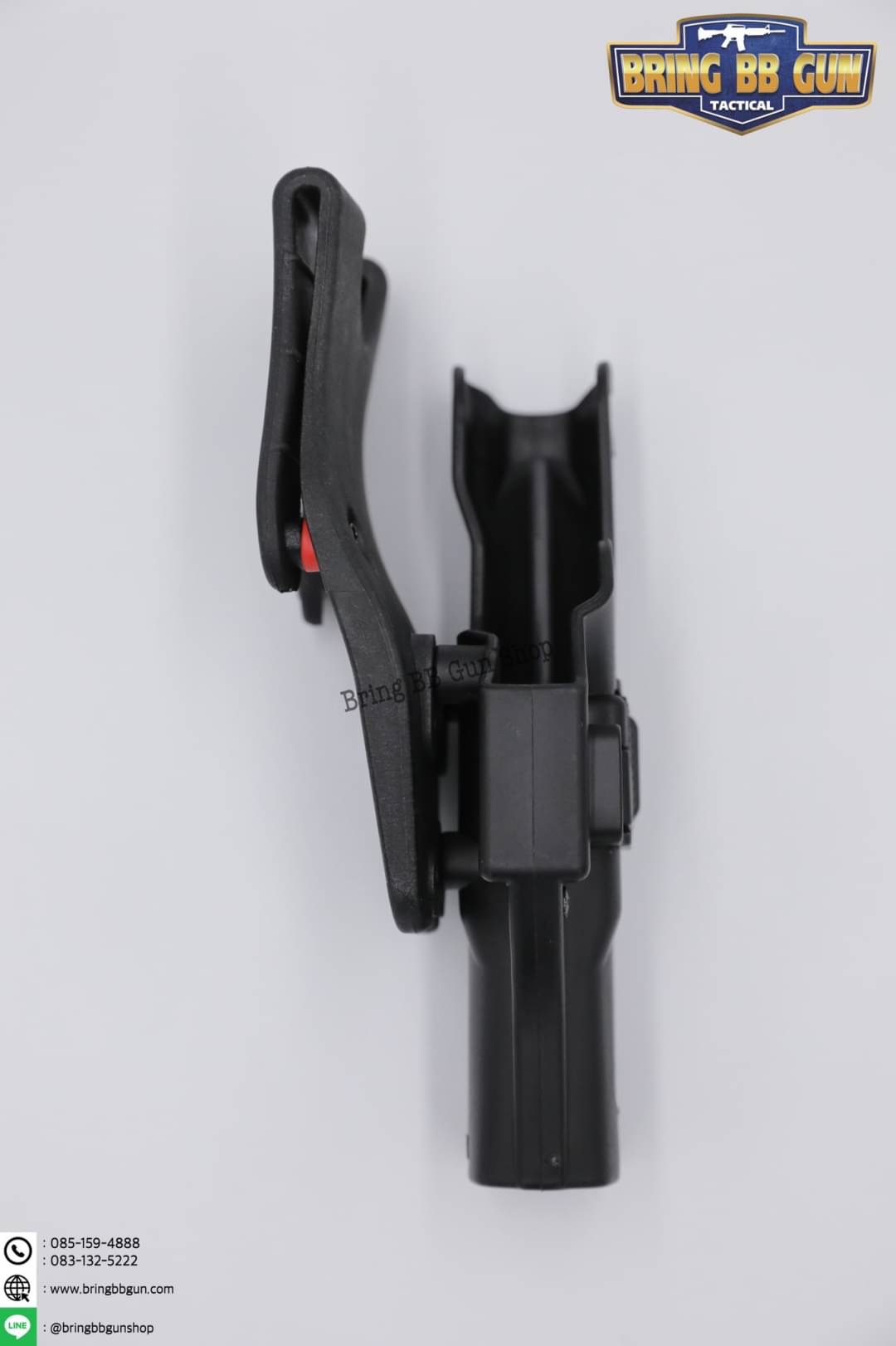 ซองปืนพกนอก + เพลทลดต่ำ ยี่ห้อ Black Hawk