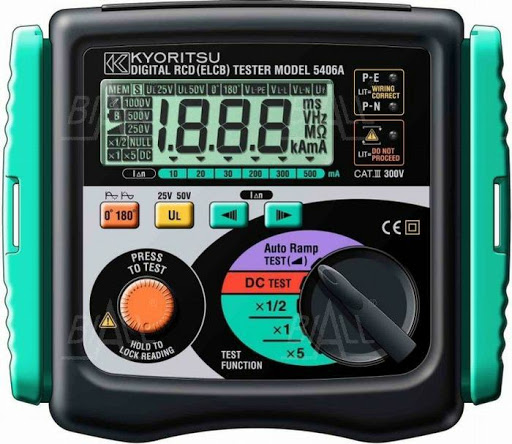 KYORITSU MODEL 5406A RCD Testers onebanmor