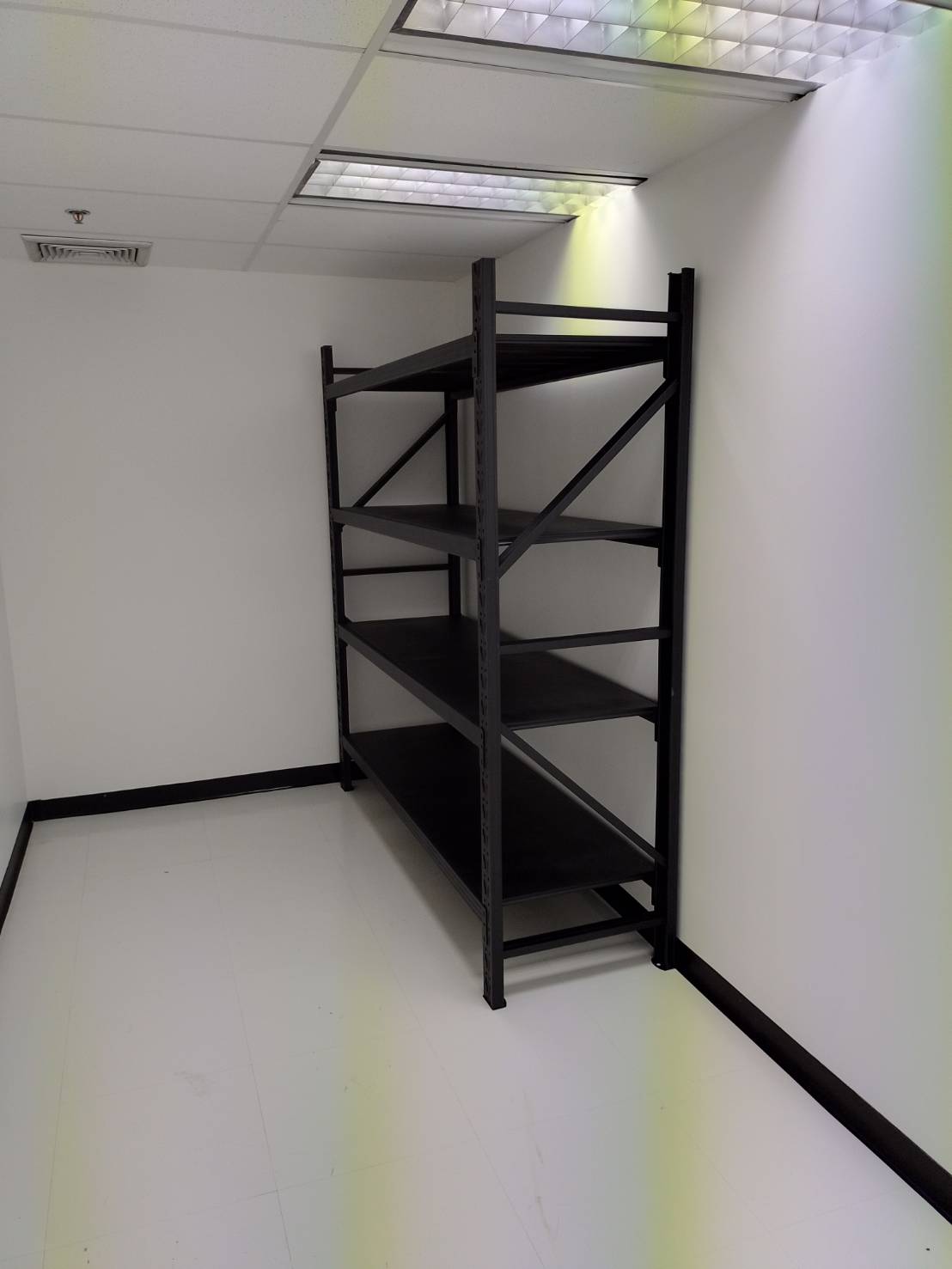 Micro Rack W200xD60xH200cm. (สีดำ) ชั้นเหล็กวางสินค้า