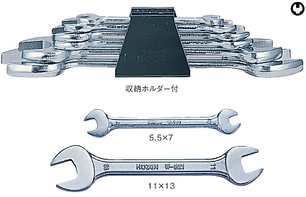 ประแจปากตาย Hozan w-521