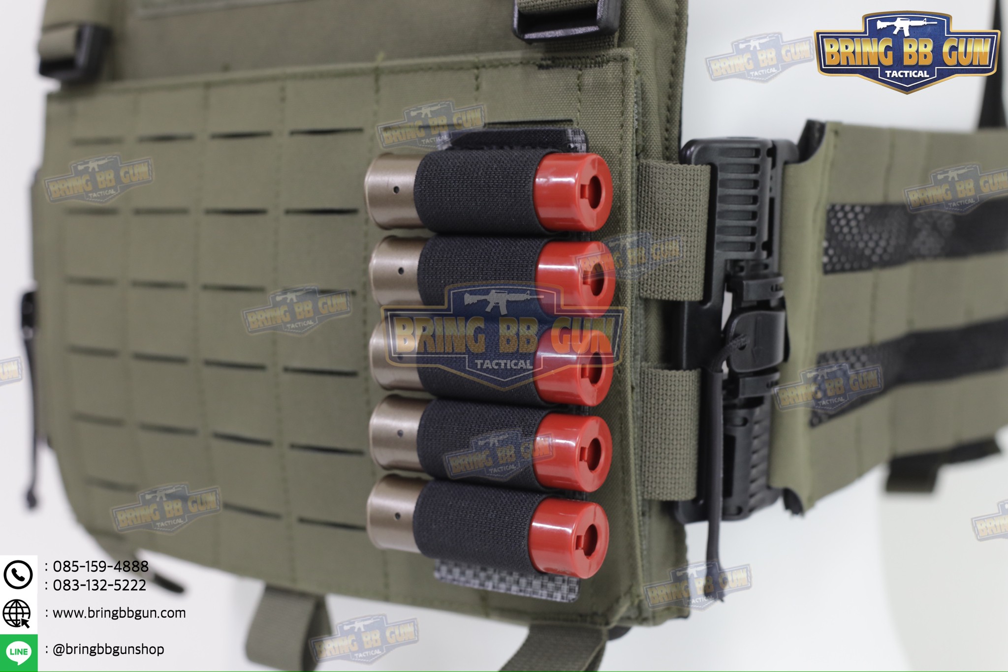 Knight Shotgun Hanging Sticker แผงกระสุนลูกซอง ติดMolle