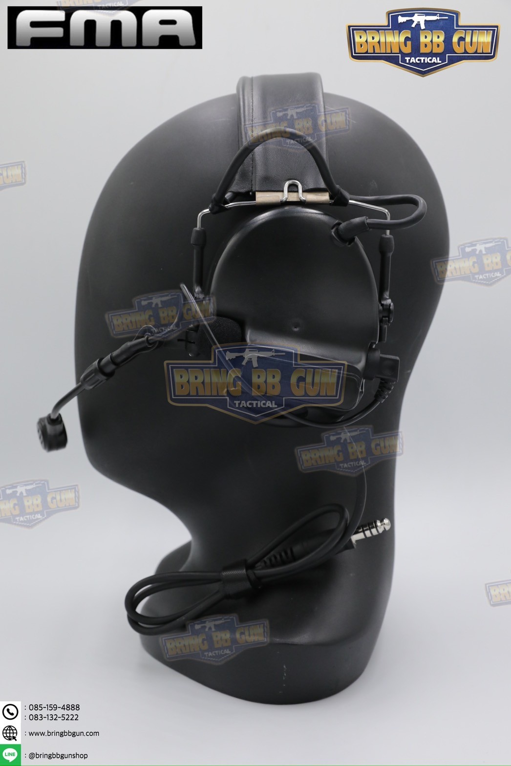 หูฟังสื่อสารตัดเสียงได้ ทรง Comtac III ยี่ห้อ FMA (Peltor ComTac III Tactical Advanced Combat Headset) (tactical communication shooting headset noise reduction) (Comtac III)