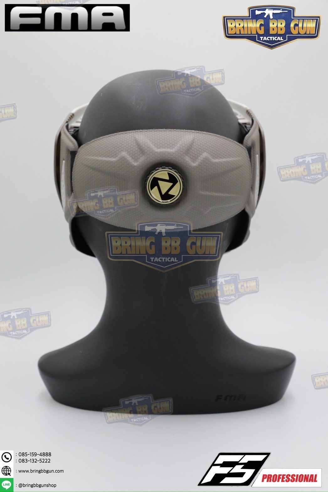 หน้ากาก F5 ยี่ห้อ FMA (FMA F5 STORM GOGGLE MASK) (F5 Professional) (Storm Goggle Mask)