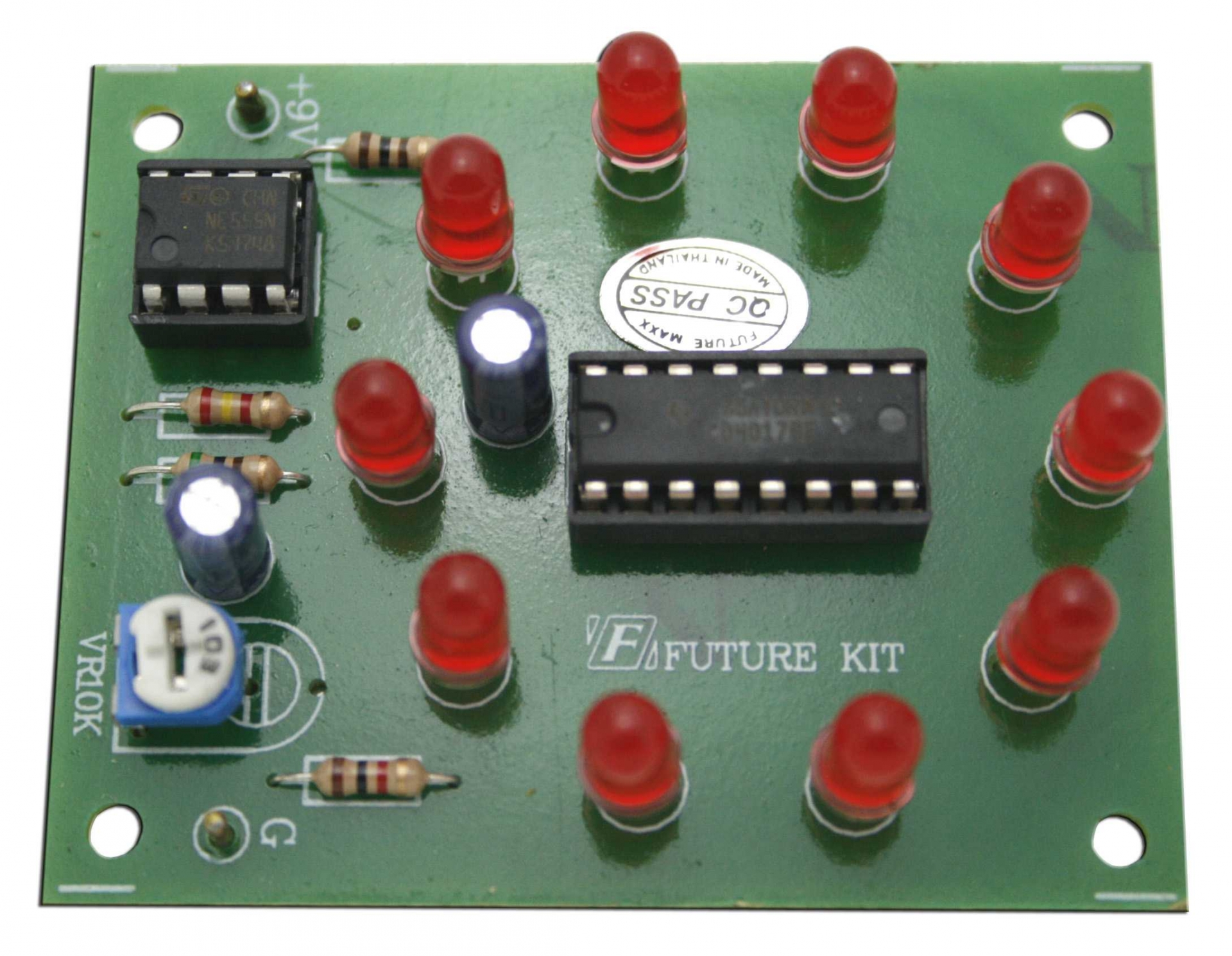 FA116 LED RUNNING LIGHT 10 DOT ROUND PATTERN ลงปริ้นท์