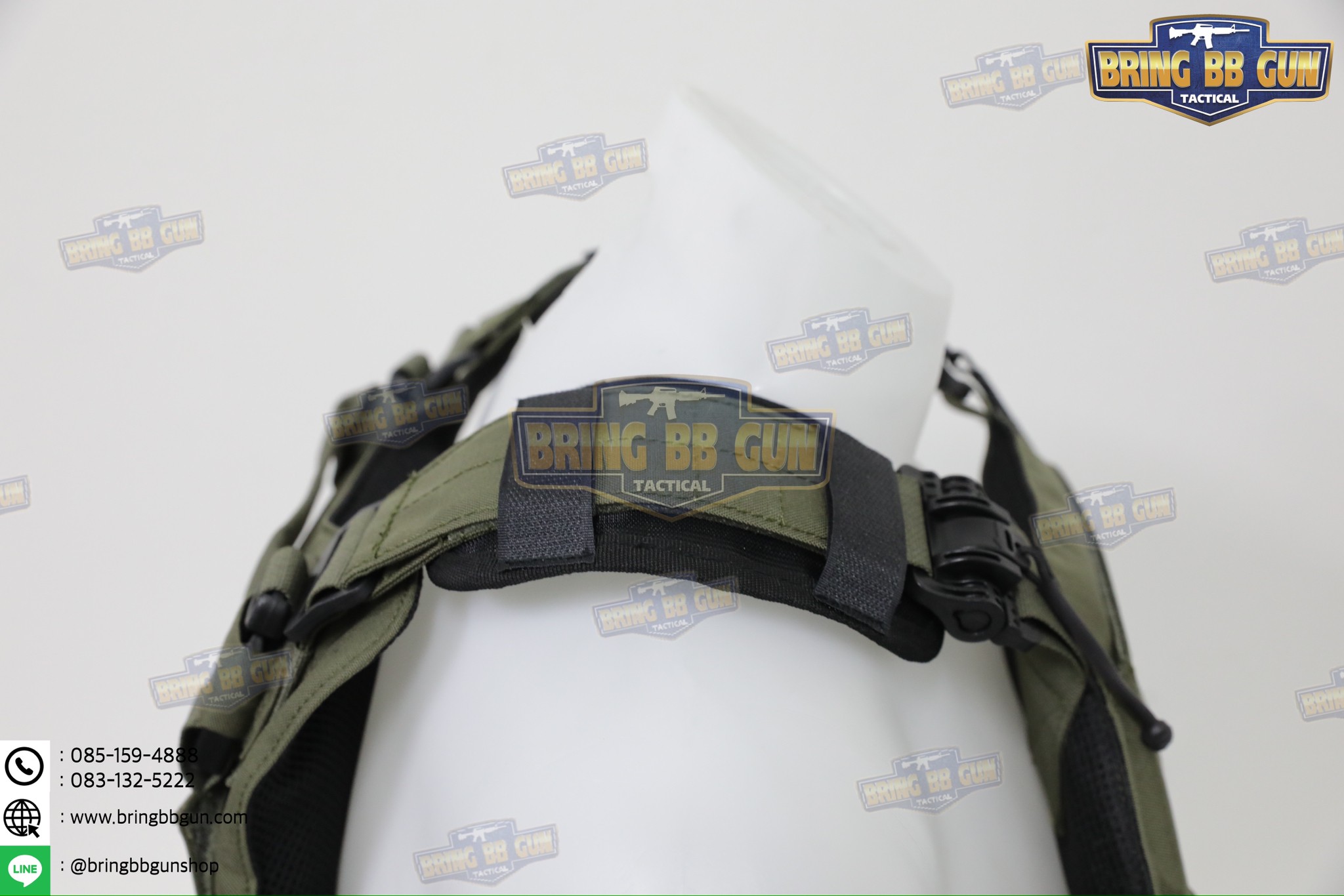 รองบ่าติดเสื้อเวส รุ่น 3D แบบวงรี (แผ่นฟองน้ำรองบ่า) (Tactical Shoulder Pads) (Shoulder Pads)