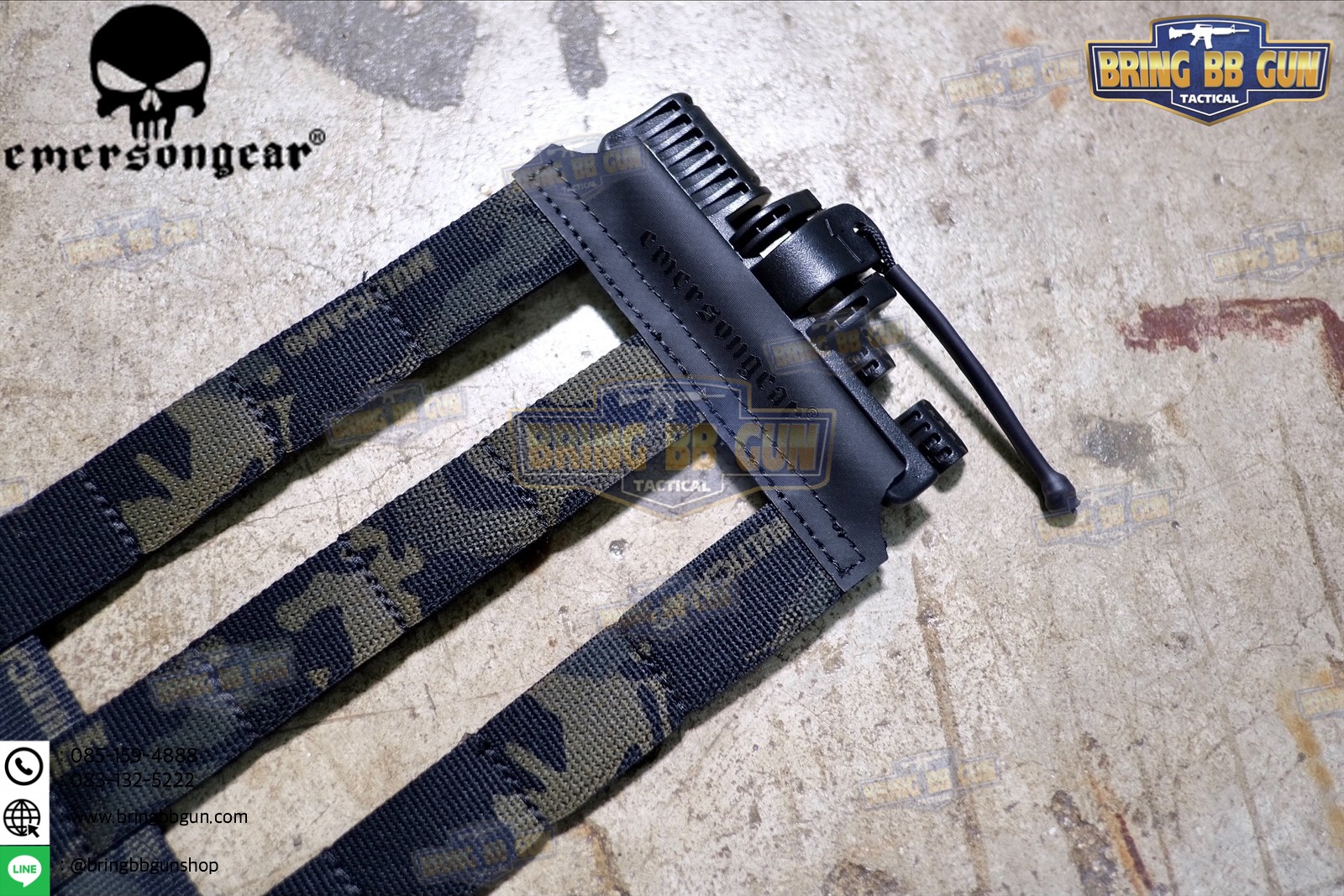 ชุดเซ็ตปลดเสื้อเกราะไว (ชุดสายโอบ-ปลดไว) ยี่ห้อ Emerson (Vest single point quick release Mesh Cummerbund) (Quick Release Cummerbund Set)