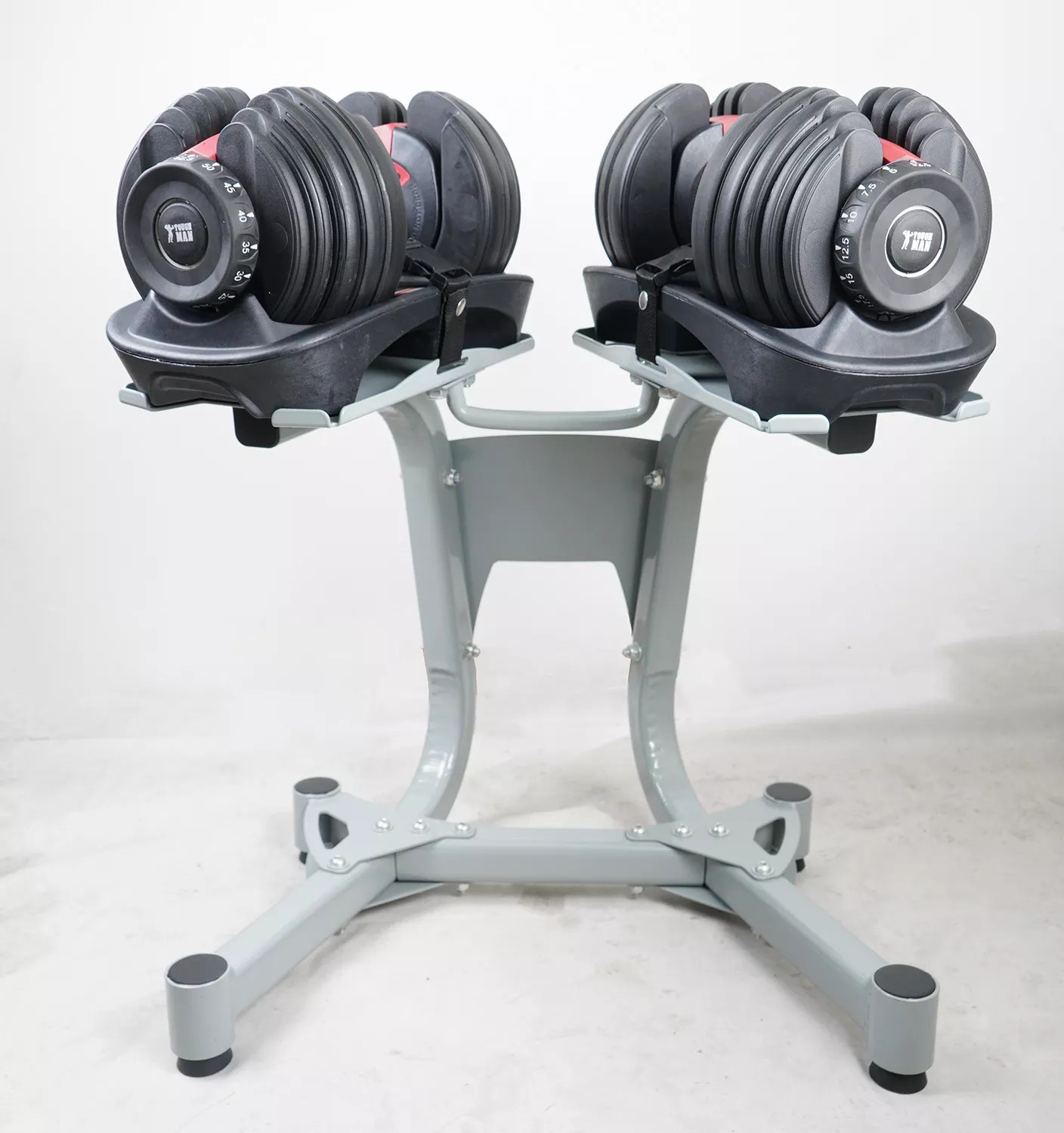 พร้อมส่ง ส่งฟรี Home Gym Fit ดัมเบลเปลี่ยนน้ำหนัก Mask1แผ่นเหล็กพรีเมี่ยม ทนทาน ปรับเปลี่ยนน้ำหนักสูงสุด 24 Kg