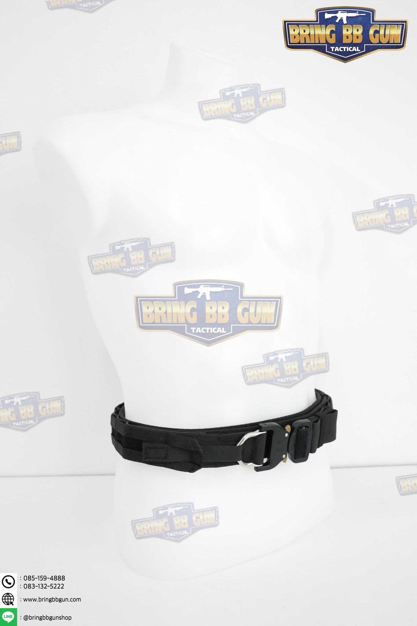 เข็มขัดยุทธวิธี รุ่น หัวคอปร่า ทรงIPSC 2ชั้น Cobra IPSC (B013)