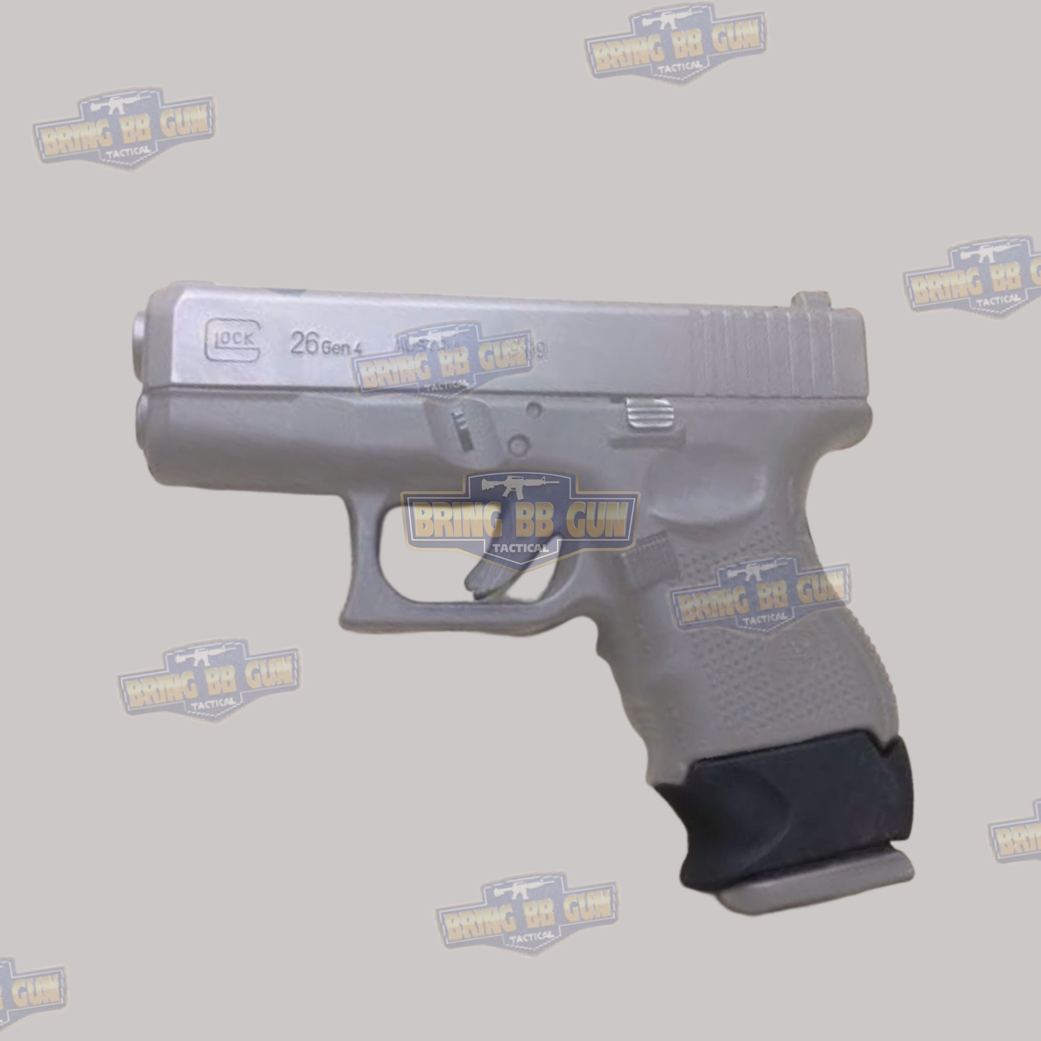 Grip Adapter Glock26 ใช้แม็กกาซีน Glock19 (ยางสวมแม็กกาซีนปิดรอยต่อ สำหรับปืน Glock26 ที่ใช้แม็กกาซีนGlock19)