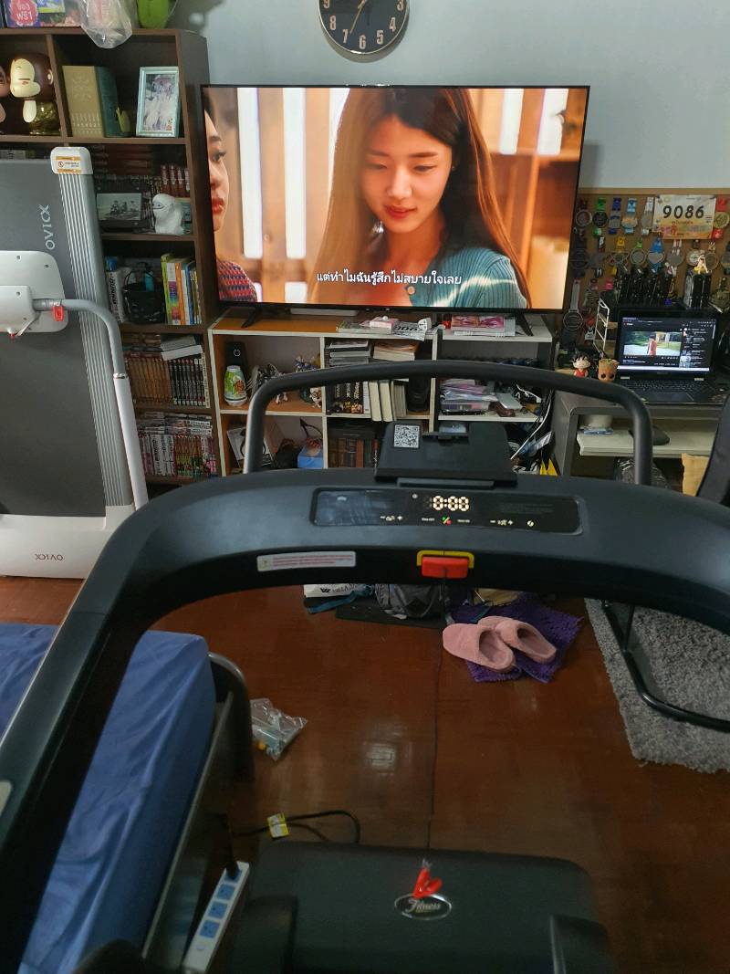 19990*ทักแชทผ่อน0%ค่าส่ง 0บ.(Global Version) ลู่วิ่ง Elite วิ่งชัน Motorized Treadmill