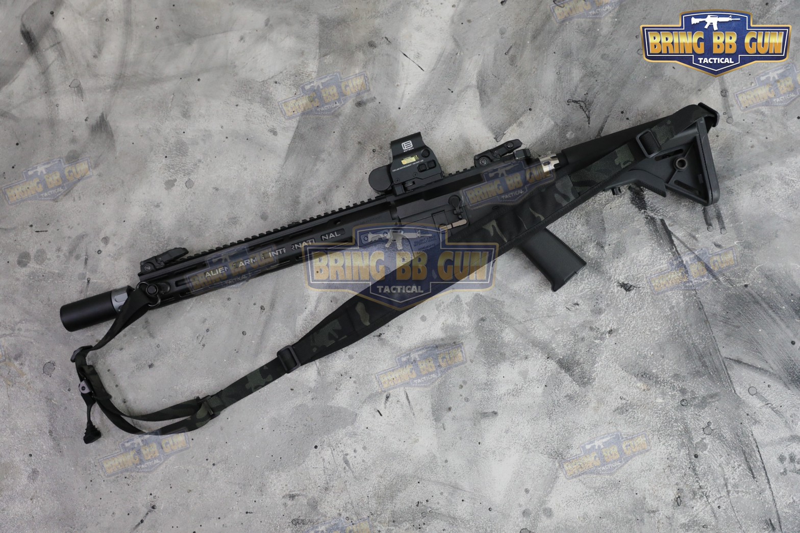 สายสะพายปืน ทรง VTAC (Padded Sling) (Adjustable dual point tactical function rope)