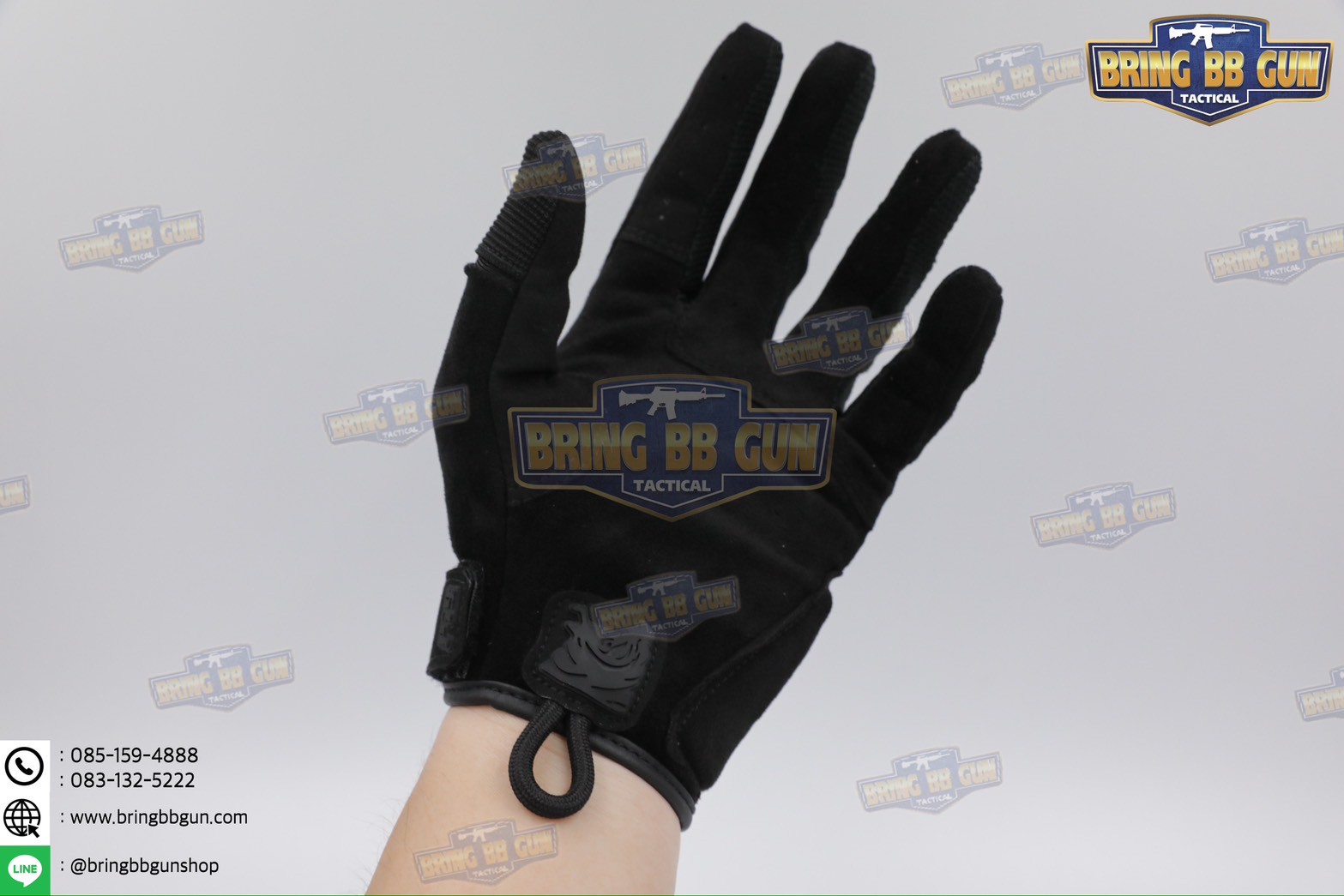 ถุงมือเต็มนิ้ว ทรง Alpha (Tactical Glove) (ถุงมือหมูป่า) (Full Dexterity Tactical Glove)