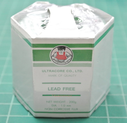 ตะกั่วบัคกรี Ultracore Leadfree ปลอดภัยจากสารพิษ ขนาด200g