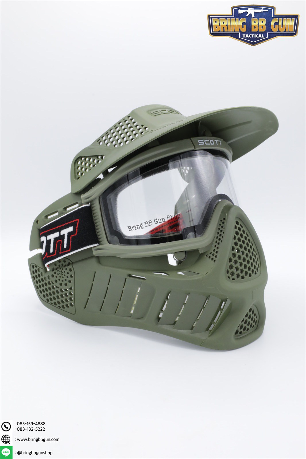 หน้ากาก Scott Mask เจน2 (รุ่นเลนส์สองชั้น)