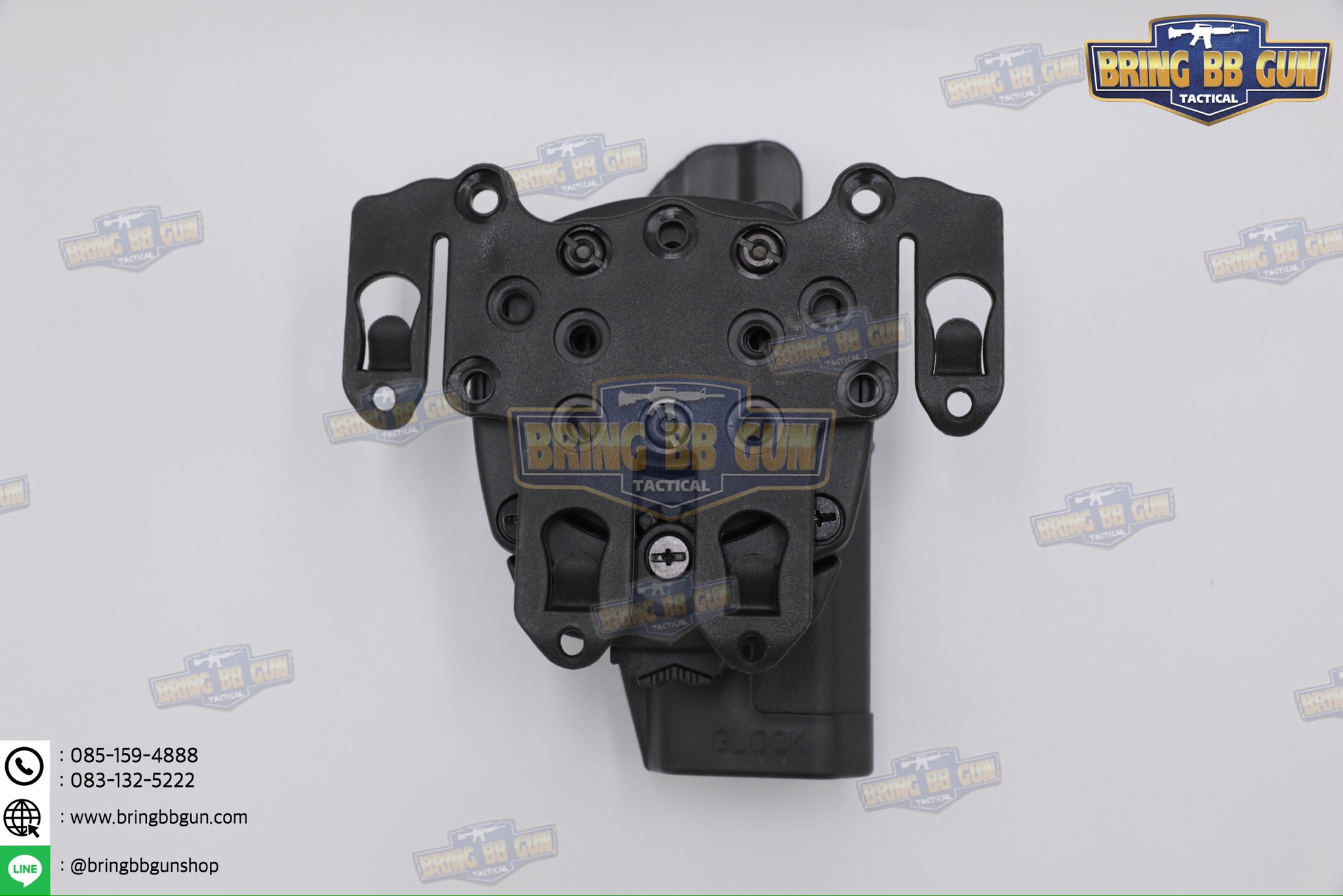 Adapter ปลดไวซองปืน BT + เพลทร้อยเสื้อเกราะ BH (TEK-MOUNT+Molle Plate) (360 Degree base adapter) (QUICK CONNECT MOUNTING SYSTEM) (Insert Disk and Receiver) (Blade)