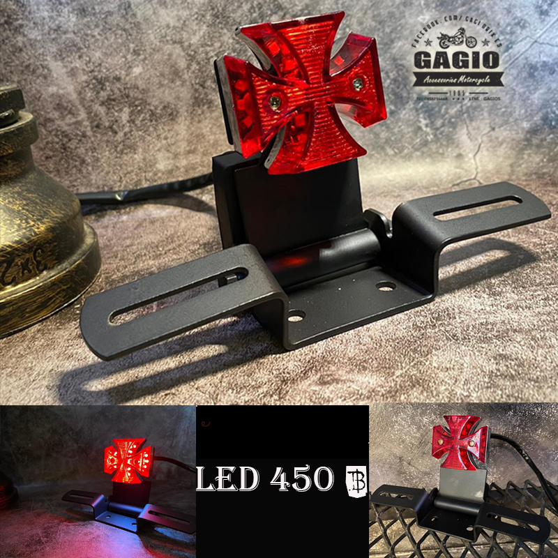 ไฟท้ายนาซี LED วินเทจ สีแดง