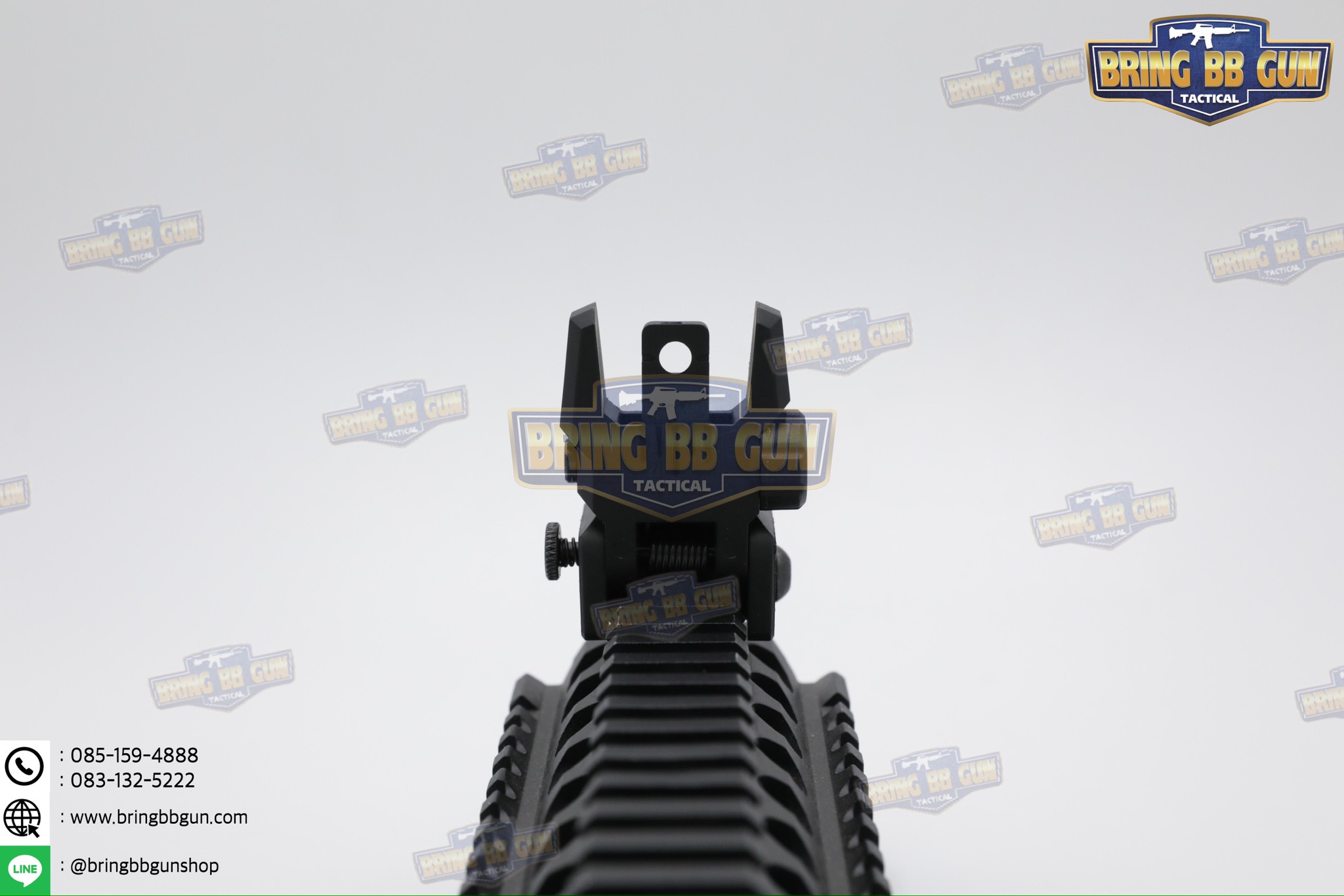 ศูนย์หน้า-หลังพับได้แบบพลาสติก MGPCQB รุ่น Armor Gen2 เรืองแสง