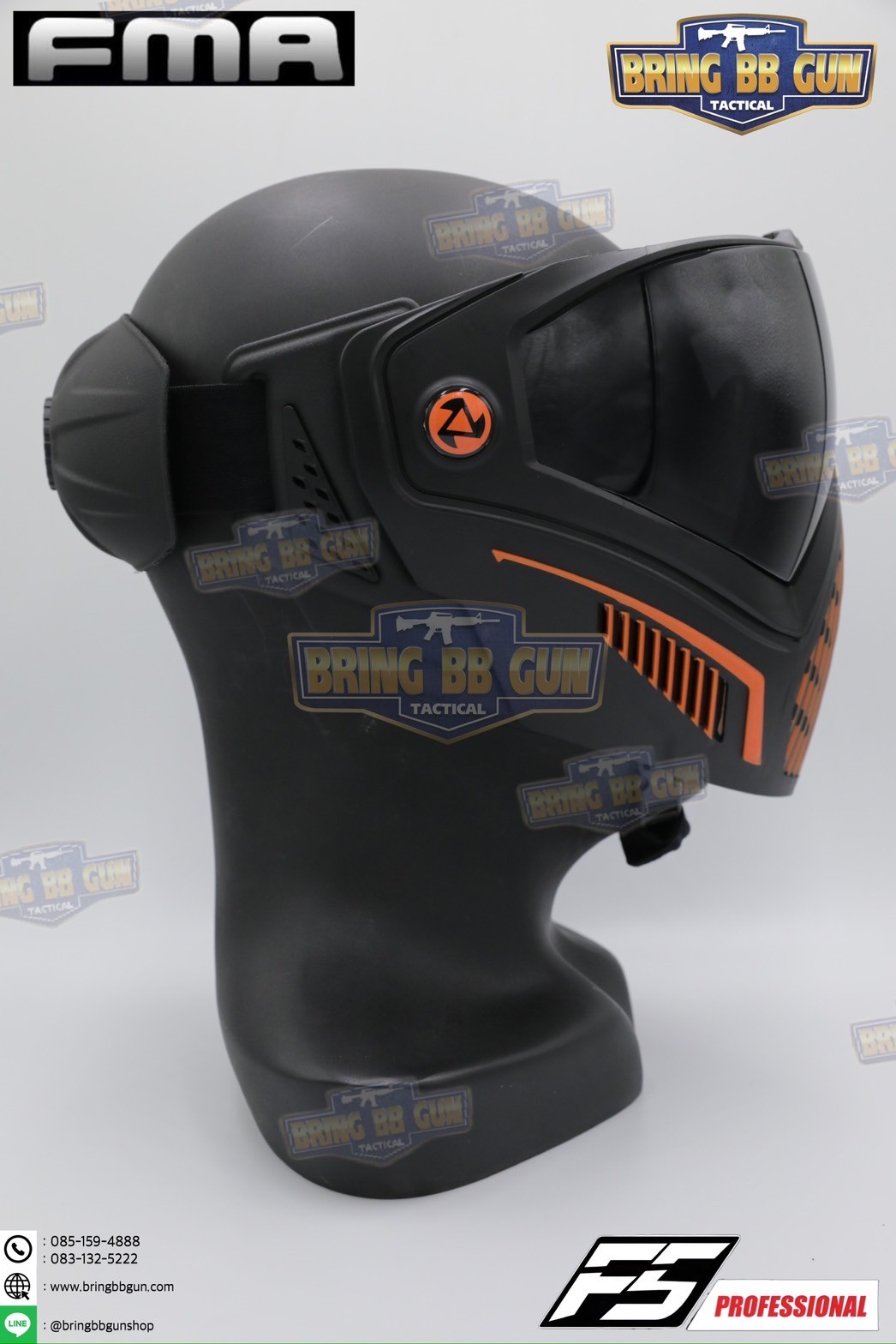 หน้ากาก F5 ยี่ห้อ FMA (FMA F5 STORM GOGGLE MASK) (F5 Professional) (Storm Goggle Mask)