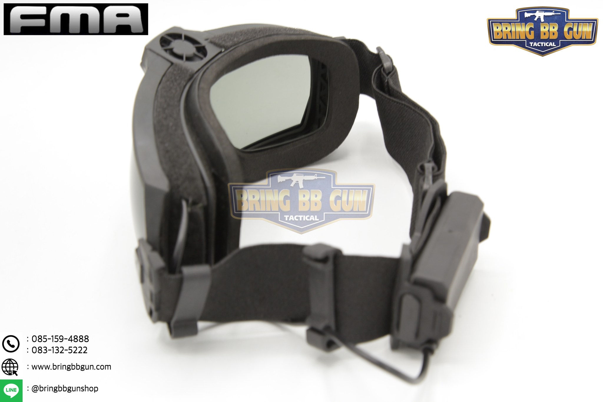 แว่นตากันลมรุ่นมีพัดลม ยี่ห้อ FMA (Regulator Updated version with Fan Goggle）