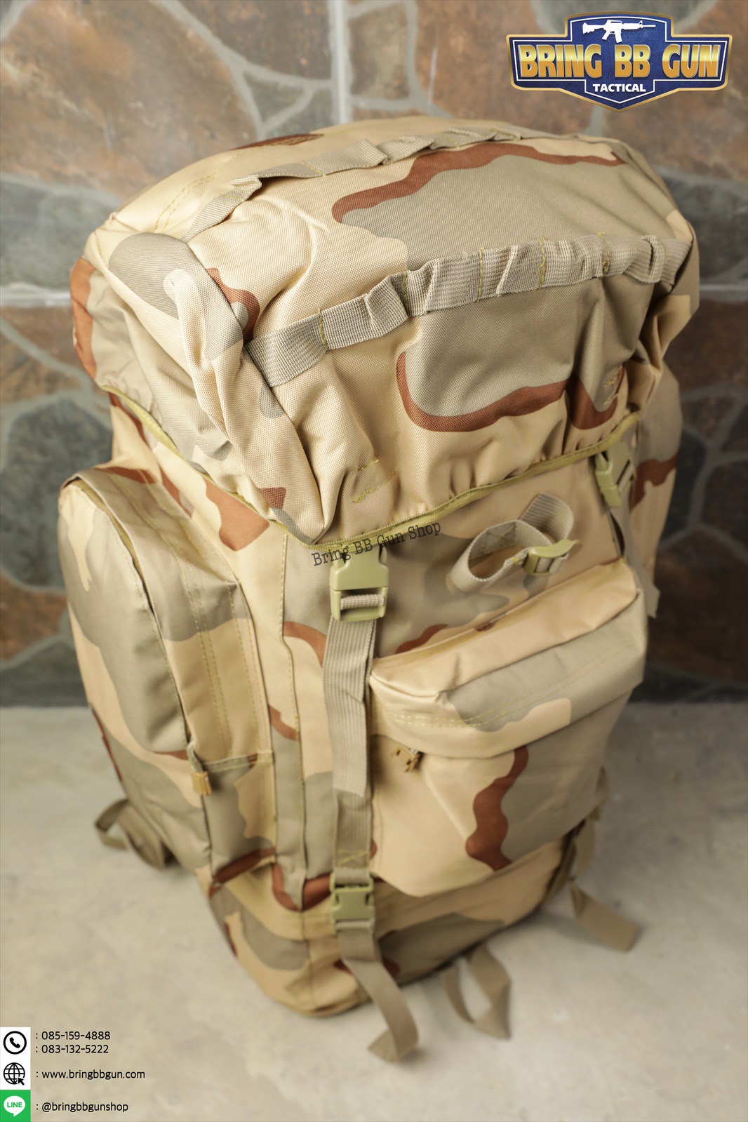 กระเป๋าเป้ รุ่นโครงเหล็ก