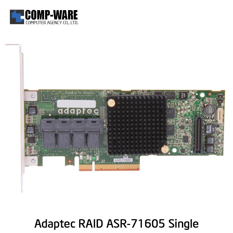 Microsemi Raid Controller 2274400-R (16-Port Internal) PCIe ASR-71605 Single