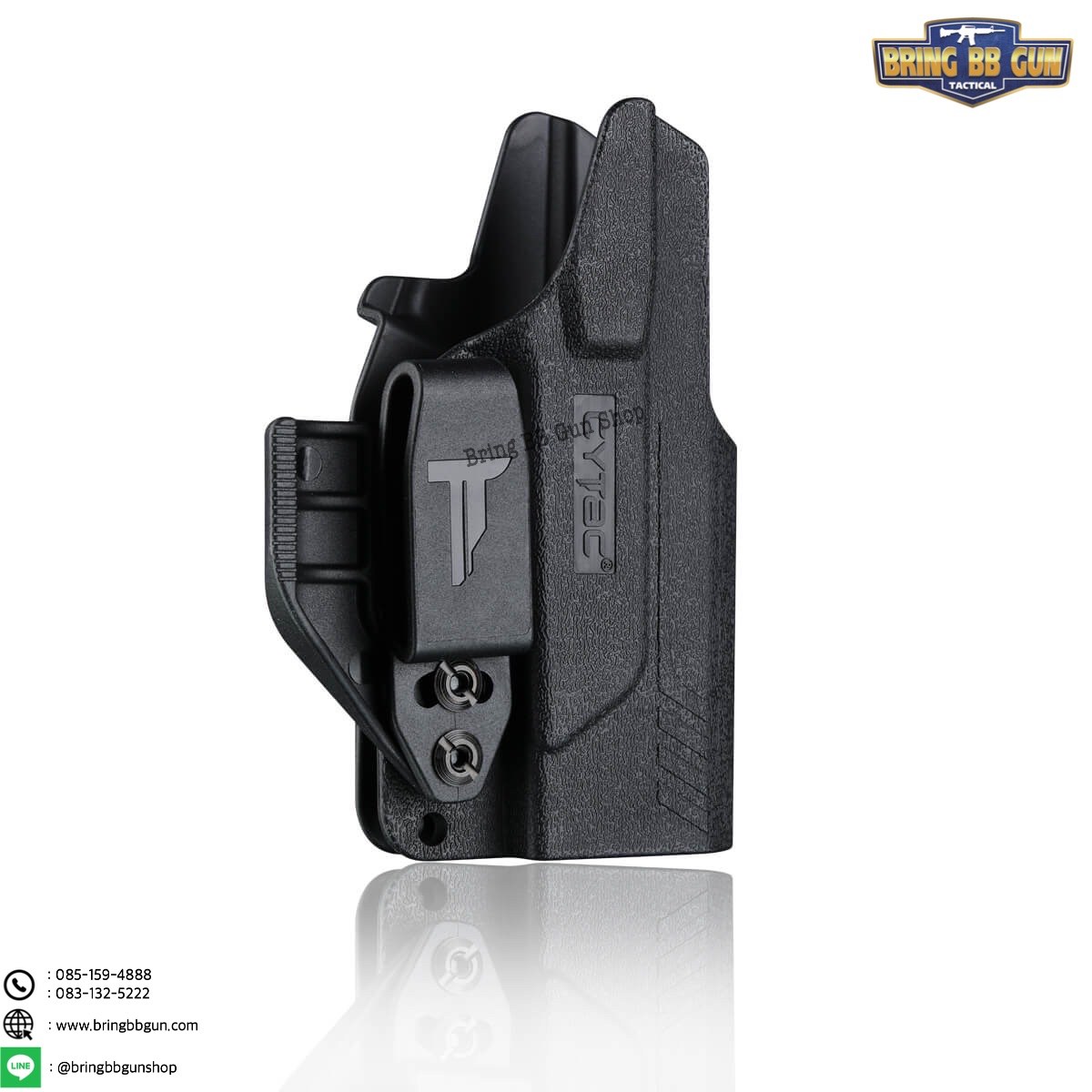 ซองปืน รุ่นIWB Claw Holster ยี่ห้อ Cytac รุ่น Glock26 (ซองปืนพกใน ปรับมือซ้ายมือขวาได้) ปืนที่ใส่ได้ Glock26/27/33 gen1-4