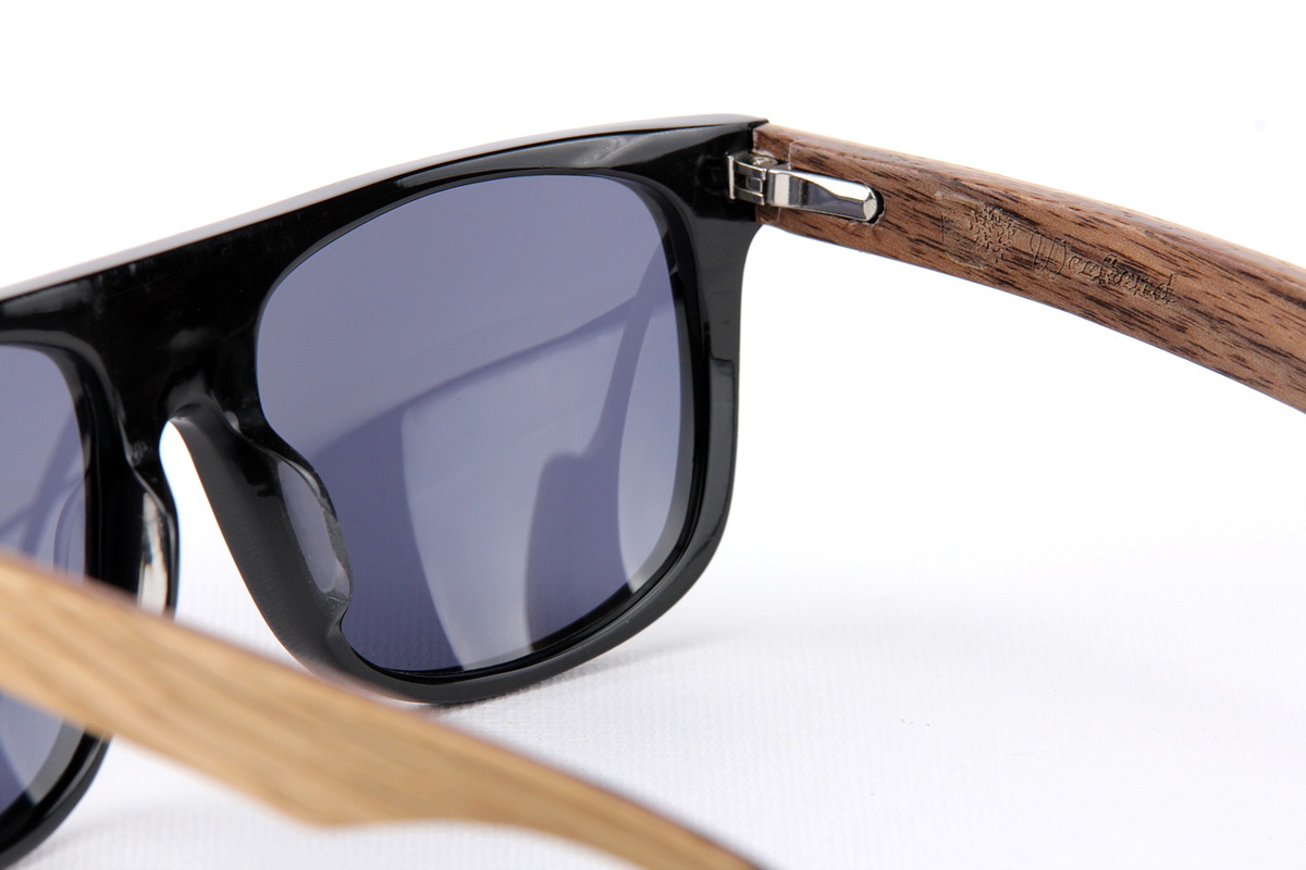 แว่นกันแดดขาไม้ Weekend Duet Collection Berlin Black (Light)