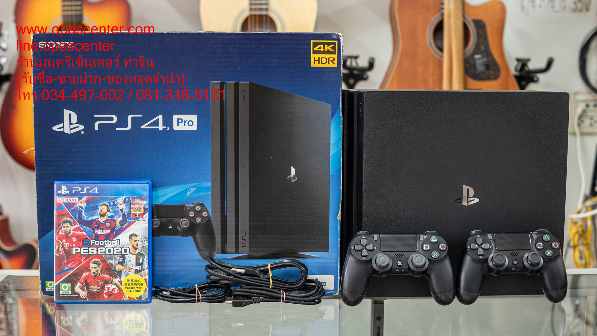 เกมส์ PS4 Play Station4 PRO 1TB 2จอย 1แผ่นเกมส์ สภาพใหม่ พร้อมกล่อง