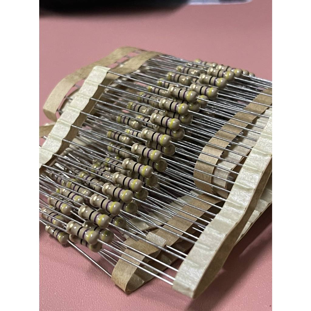 0000983 Resistor 47 โอห์ม ตัวต้านทาน (20ชิ้น) รีซิสเตอร์ รีชีสเตอร์ Resistor