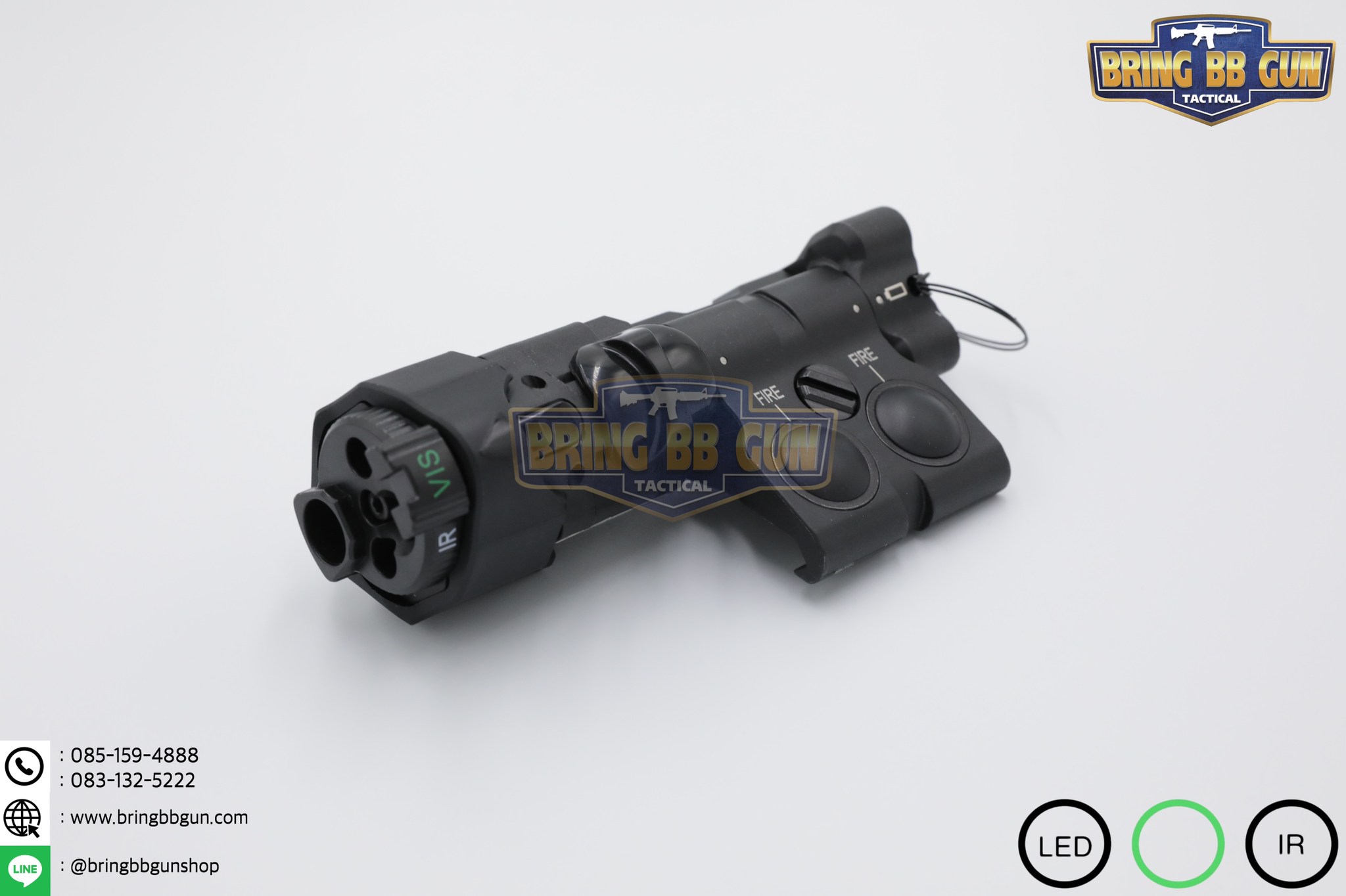 กล่องไฟฉาย+เลเซอร์ชี้เป้า+ไฟฉายIR+เลเซอร์ชี้เป้าIR (อุปกรณ์เล็งช่วยส่องสว่าง) B.E. Meyer รุ่น MAWL-C1+