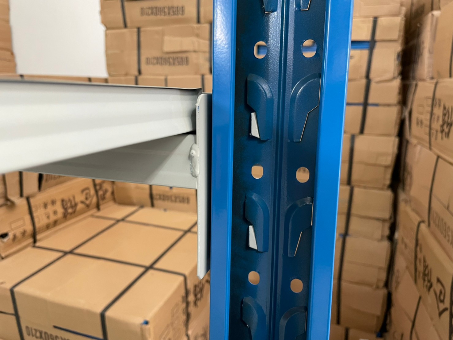 ชั้นวางเหล็ก Micro Rack W150 x D60 x H200 cm. (สีน้ำเงิน/ขาว)