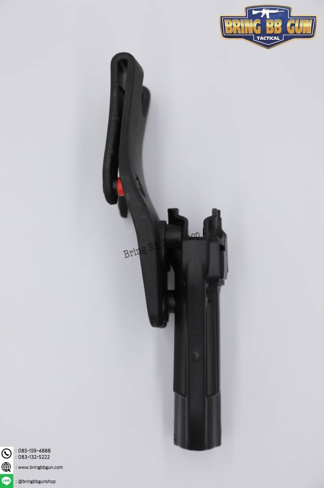 ซองปืนพกนอก + เพลทลดต่ำ ยี่ห้อ Black Hawk