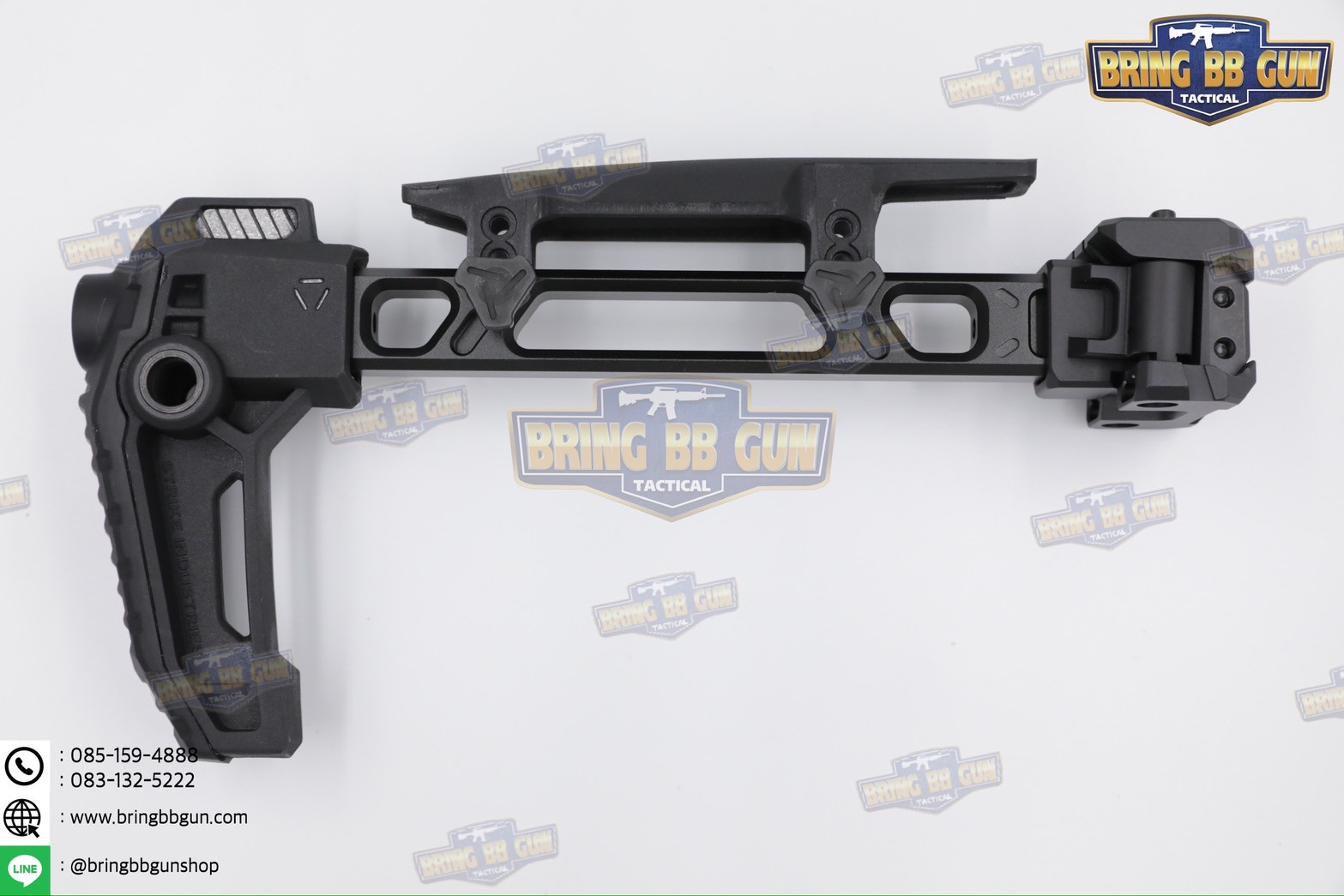 พานท้ายปืนแบบพับได้2ฝั่ง (Strike Dual Folding Adapter) รุ่น Strike FSA Dual Folder (The Strike Dual Folding Adapter) (Dual Folding Adapter) (Strike Hard,Strike Fast) (SI) (MCX) (MPX) (1913)