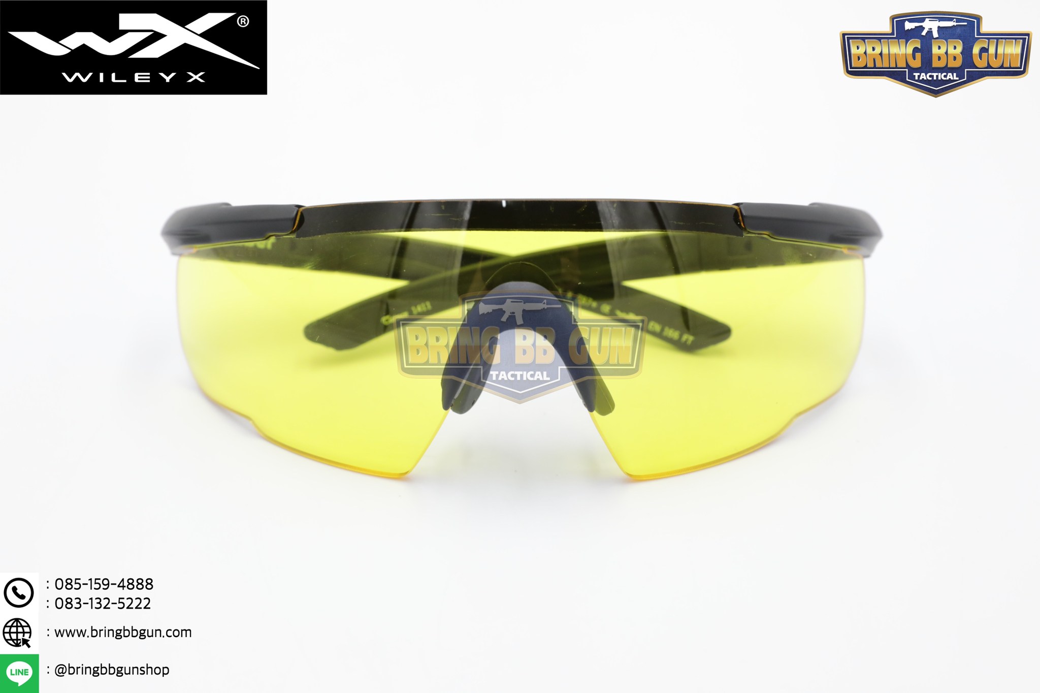 แว่นตากันแดด (แว่นตากันสะเก็ต) ยี่ห้อ WileyX รุ่น Saber Advanced 1Lens (WileyX Saber Advanced)