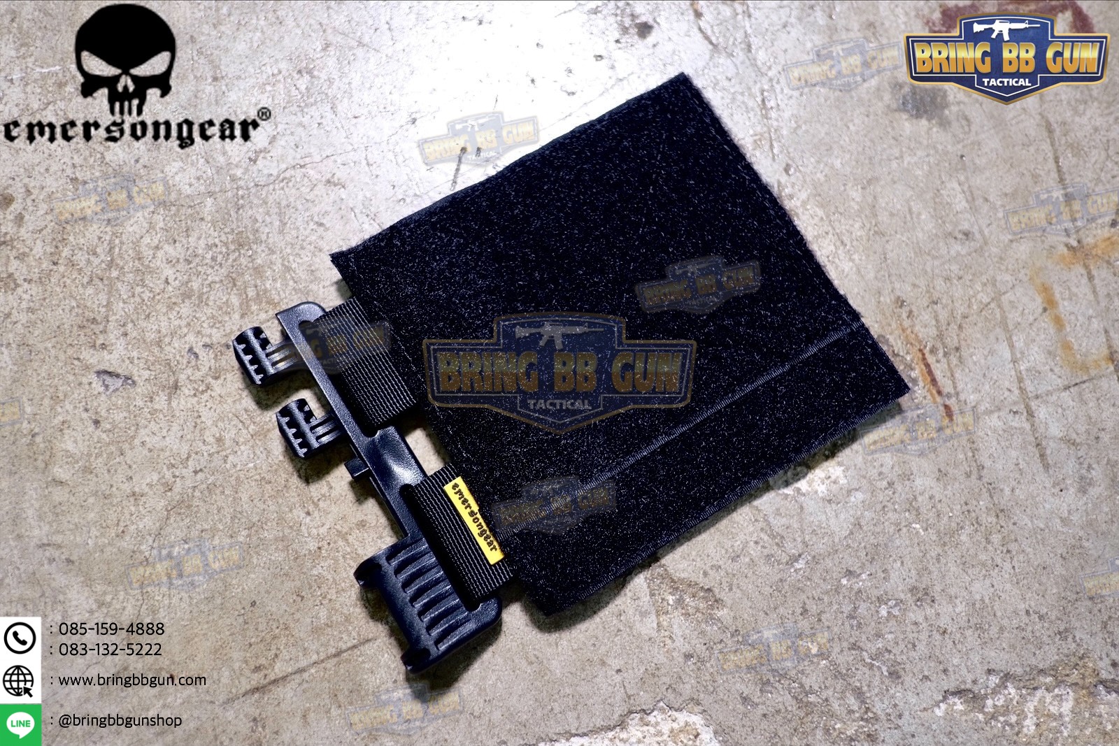 ชุดเซ็ตปลดเสื้อเกราะไว (ชุดสายโอบ-ปลดไว) ยี่ห้อ Emerson (Vest single point quick release Mesh Cummerbund) (Quick Release Cummerbund Set)