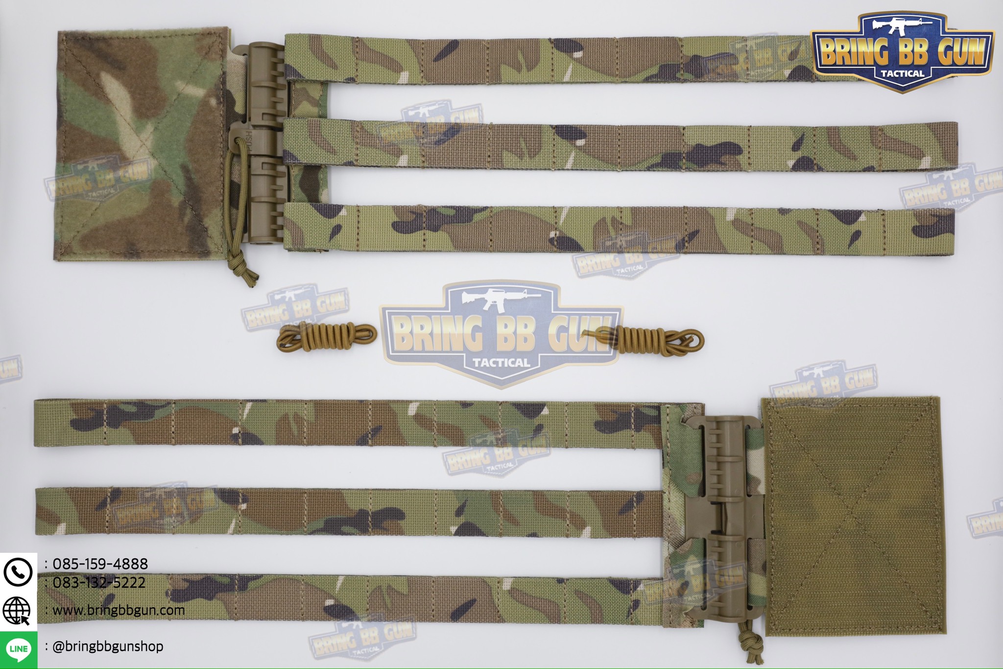 ชุดเซ็ตปลดเสื้อเกราะไว ชุดสายโอบ-ปลดไว (Vest single point quick release Mesh Cummerbund) (Quick Release Cummerbund Set)