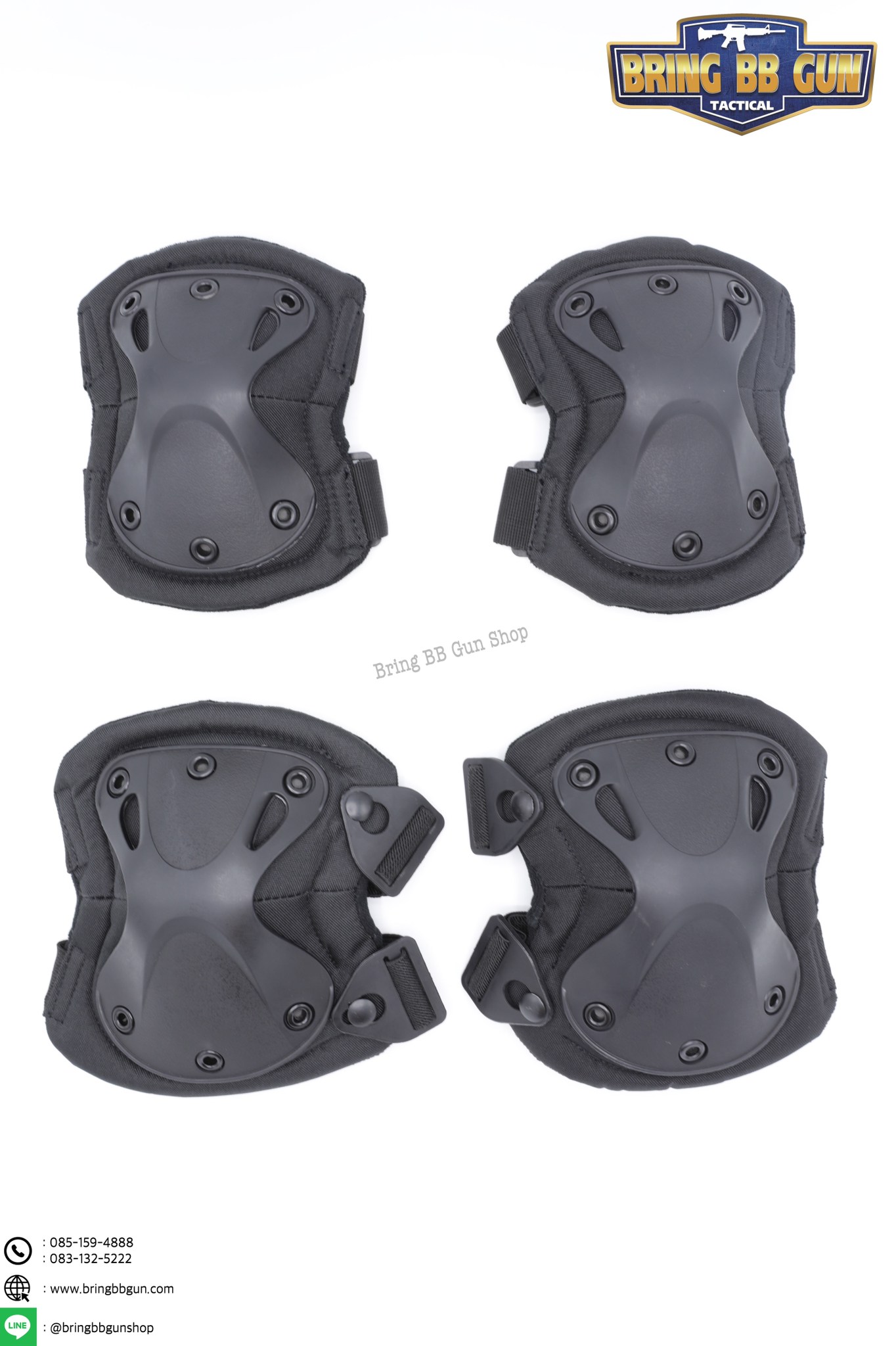 สนับเข่าและสนับศอก ยี่ห้อ 9mm.