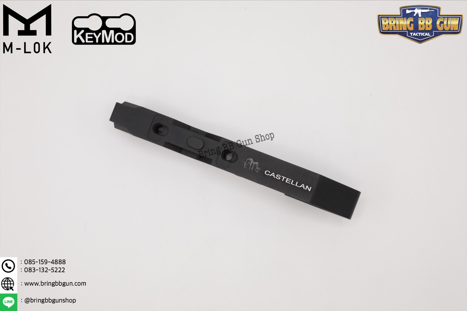 กริ๊ปมือหน้า Tyrant งาน CNC (ใช้ได้กับชุดหน้าระบบราง M-Lok และ Keymod)