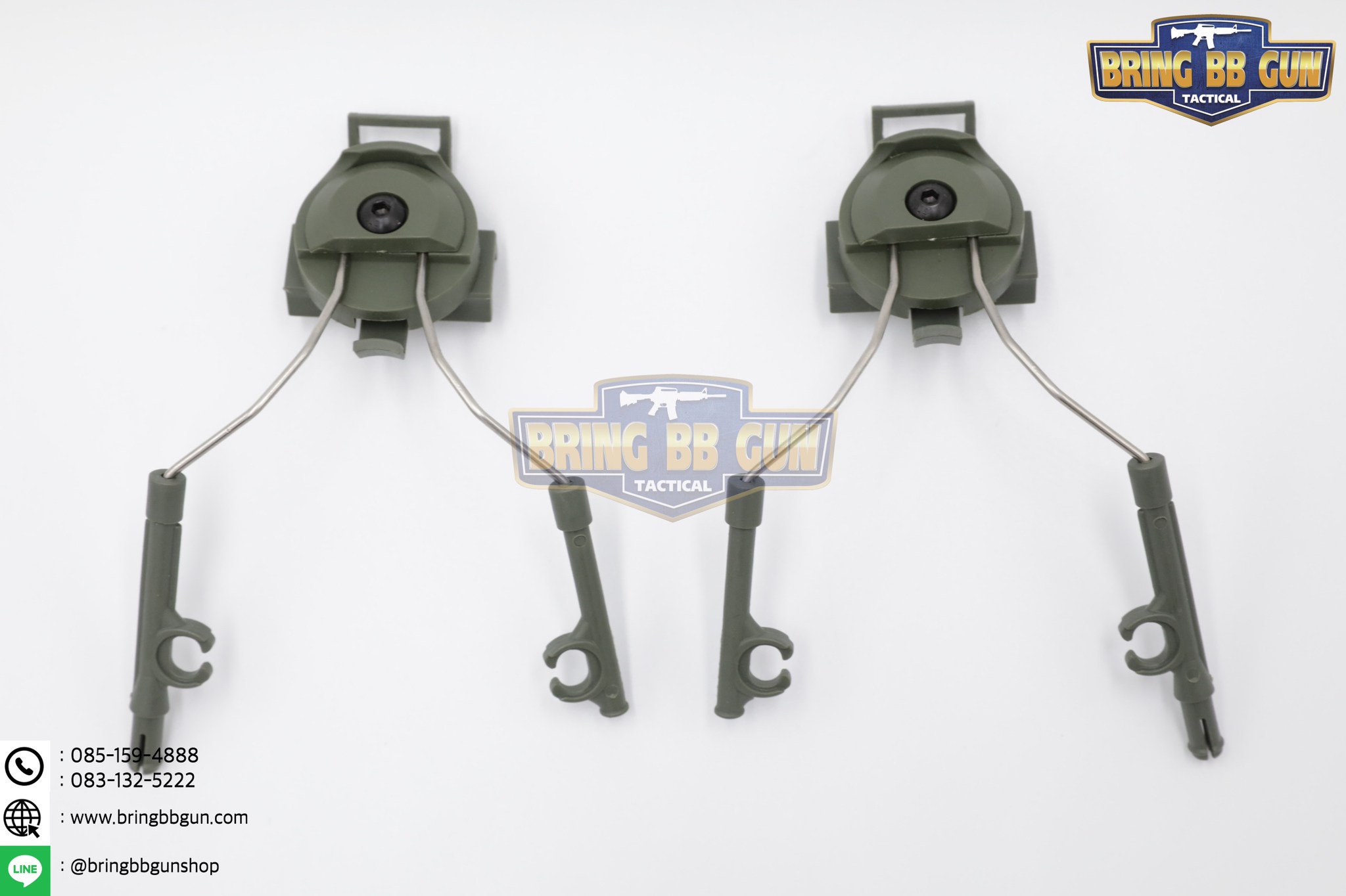 Helmet Rail Suspension Bracket (อแดปเตอร์ขาจับหูฟังใส่รางข้างหมวกฟาส)