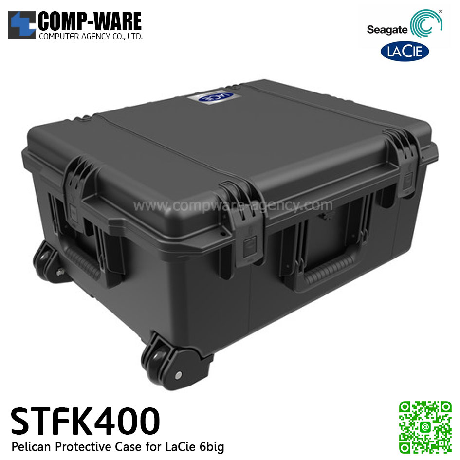 Pelican Protective Case for LaCie 6big - STFK400 กล่องกันกระแทกคุณภาพสูงจากอเมริกา // ขั้นต่ำในการสั่ง MOQ = 1